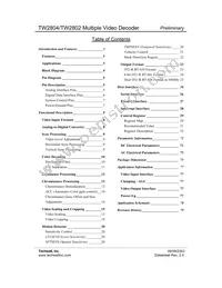 TW2802-FA Datasheet Page 2