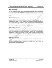 TW2802-FA Datasheet Page 9