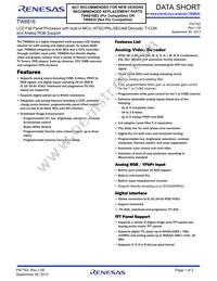 TW8816-LB2-GRS Datasheet Cover