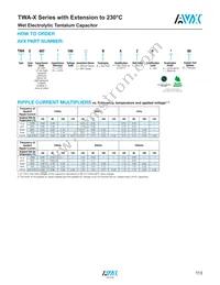 TWAE407K100CBXZ0700 Datasheet Page 2