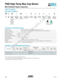 TWDE253M010CB0Z0700 Datasheet Page 2