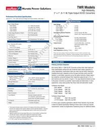 TWR-5/1000-12/210-D12A-C Datasheet Page 3
