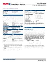 TWR-5/1500-12/250-D48A-C Datasheet Page 3