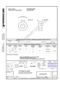 TX102/66/15-4C65 Datasheet Cover