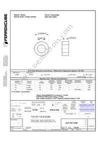 TX13/7.1/4.8-3C90 Datasheet Cover