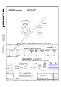 TX13/7.9/6.4-3C90 Datasheet Cover