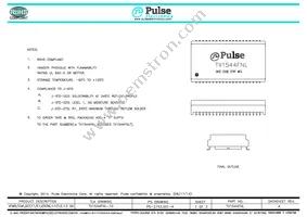 TX1544FNLT Datasheet Cover