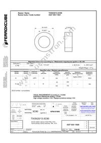 TX39/20/13-3C90 Datasheet Cover