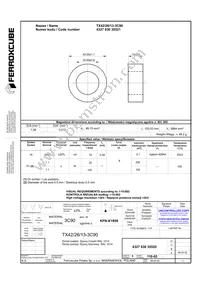 TX42/26/13-3C90 Datasheet Cover