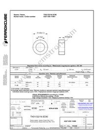 TX51/32/19-3C90 Datasheet Cover