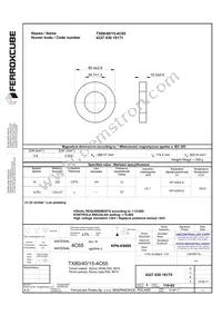 TX80/40/15-4C65 Datasheet Cover