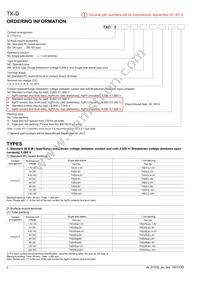 TXD2SS-24V-4 Datasheet Page 2