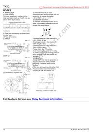 TXD2SS-24V-4 Datasheet Page 12