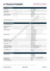 TXH 060-124 Datasheet Page 2