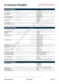 TXH 600-154 Datasheet Page 2