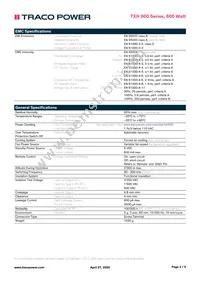 TXH 600-154 Datasheet Page 3