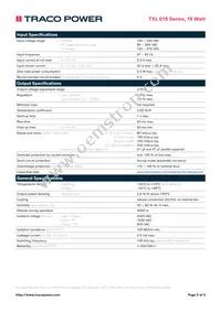 TXL 015-48S Datasheet Page 2