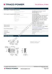 TXL 015-48S Datasheet Page 3