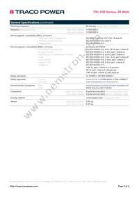 TXL 035-48S Datasheet Page 3