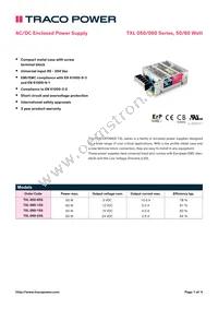 TXL 050-05S Datasheet Cover