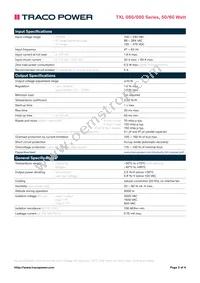 TXL 050-05S Datasheet Page 2