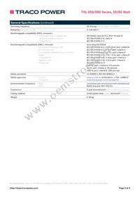 TXL 050-05S Datasheet Page 3