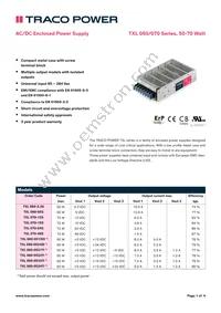 TXL 060-0521TI Datasheet Cover