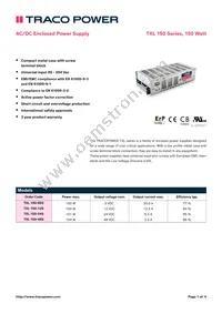 TXL 150-48S Datasheet Cover