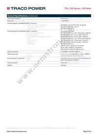TXL 150-48S Datasheet Page 3