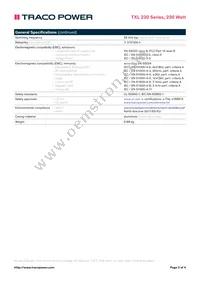 TXL 230-12S Datasheet Page 3