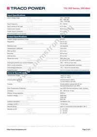TXL 350-48S Datasheet Page 2