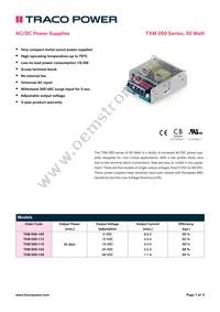 TXM 050-148 Datasheet Cover