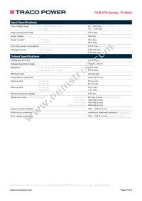 TXM 075-148 Datasheet Page 2