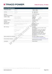 TXM 075-148 Datasheet Page 3