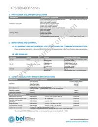 TXP4000-1110G Datasheet Page 3