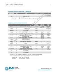 TXP4000-1110G Datasheet Page 5