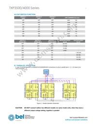 TXP4000-1110G Datasheet Page 7