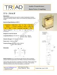 TY-304P-B Datasheet Cover