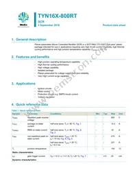 TYN16X-800RT Datasheet Cover