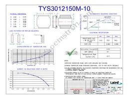 TYS3012150M-10 Datasheet Cover