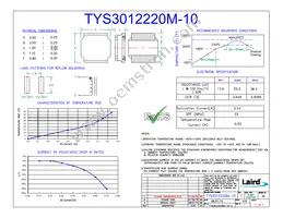 TYS3012220M-10 Datasheet Cover