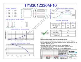 TYS3012330M-10 Datasheet Cover