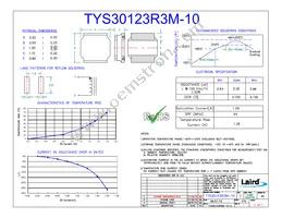 TYS30123R3M-10 Datasheet Cover
