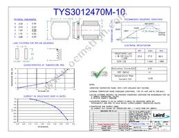 TYS3012470M-10 Datasheet Cover