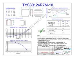 TYS30124R7M-10 Datasheet Cover