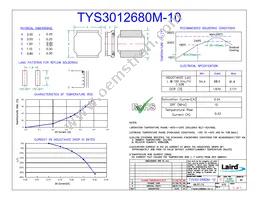 TYS3012680M-10 Datasheet Cover