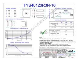 TYS40123R3N-10 Datasheet Cover