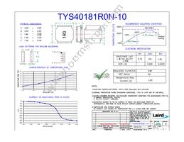 TYS40181R0N-10 Cover