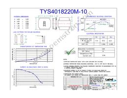 TYS4018220M-10 Datasheet Cover
