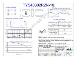 TYS40302R2N-10 Datasheet Cover